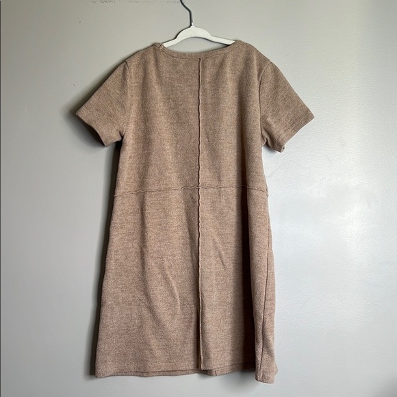 Zara Tan Short Sleeve Dress Kids 11-12 - Picture 5 of 6